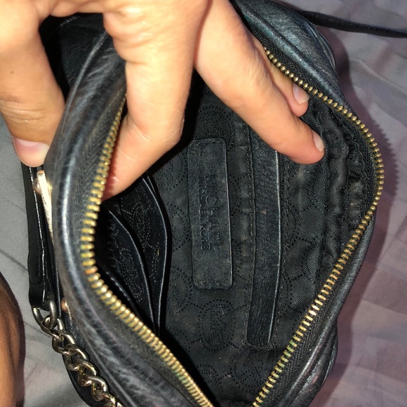 Black Micheal Kors crossbody Est. 1981 - Picture 3 of 3